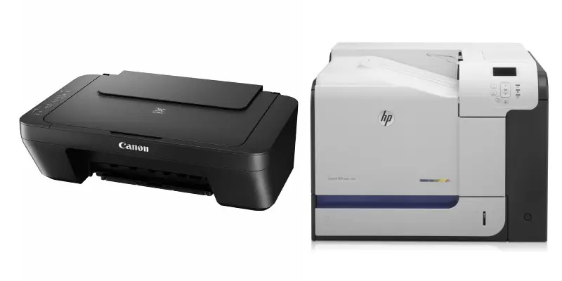 مقایسه پرینتر hp و canon از نظر کارایی و کیفیت 1 مقایسه پرینتر hp و canon